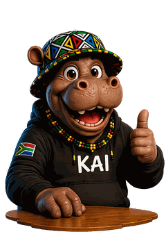 Kai giving a thumbs up